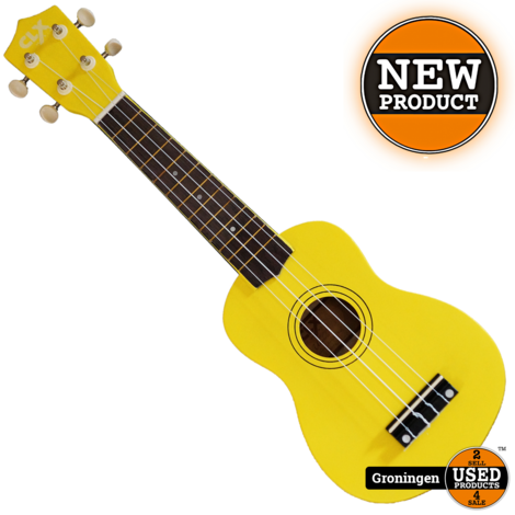 CLXmusic Ukelele Calista 21 Yellow | NIEUW