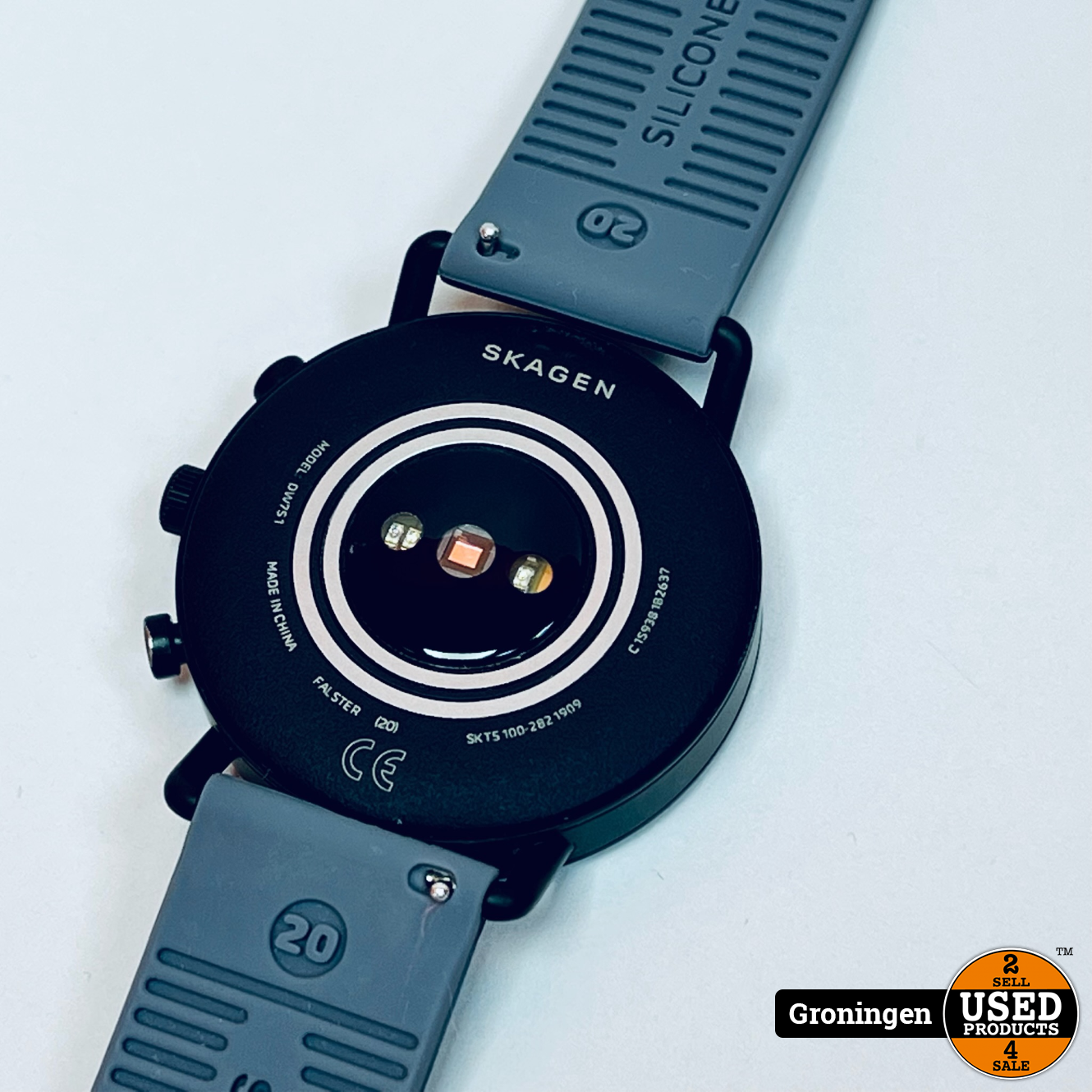 værtinde Ni Luske Skagen Connected Falster Gen 4 SKT5100 - Smartwatch - Zwart DW7S1 | incl.  laadkabel - Used Products Groningen
