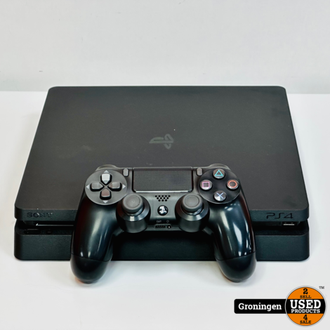 [PS4] Sony PlayStation 4 Slim 1TB Zwart | incl. DualShock 4 Controller en kabels