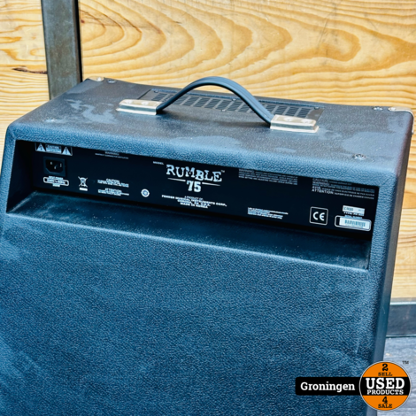 Fender Rumble 75 1x12 inch 75 Watt basgitaarversterker combo