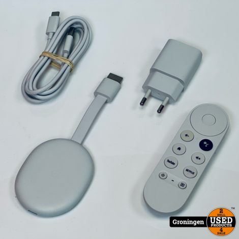 Google Chromecast HD met Google TV | incl. AB en adapter