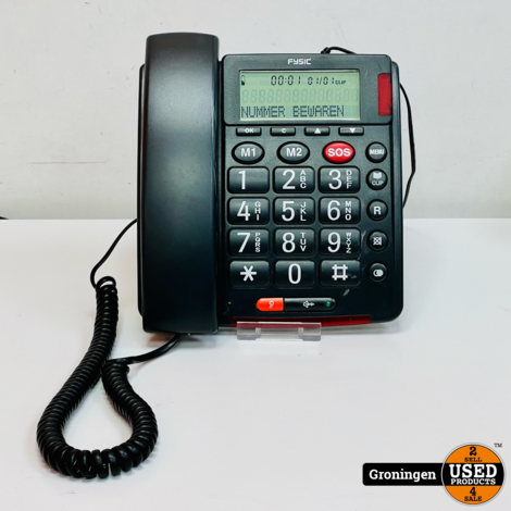 Fysic FX-3850 | Big Button (senioren)telefoon | incl. kabels