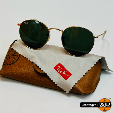 Ray-Ban RB3447 Round Metal 001 50-21 145 3N zonnebril | incl. etui