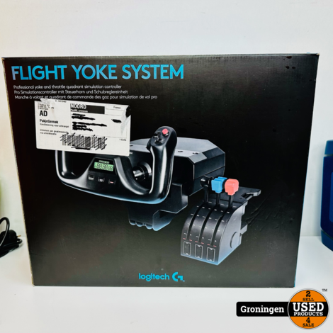 Logitech G Saitek Pro Flight Yoke met Throttle Zwart