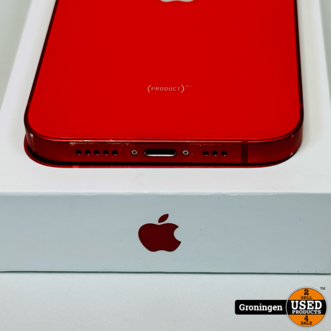 Apple iPhone 12 64GB (Product) RED | Accu 88% | iOS 16 | COMPLEET IN DOOS