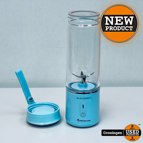 Draagbare Blender by Blenderfy - Portable Blender Blauw | NIEUW!