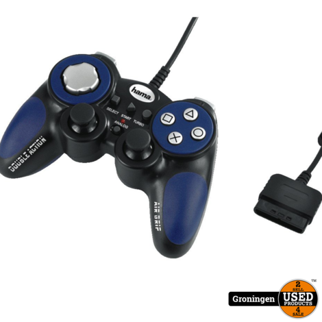 [PS2] Hama Double Action AirGrip Controller met kabel (00034349) NIEUW!