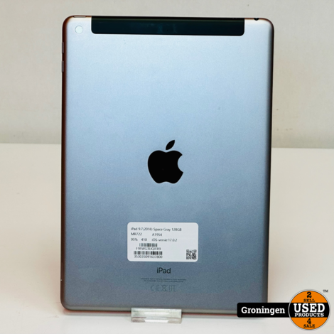 Apple iPad Wi-Fi + 4G 128GB (2018) Space Grey (MR722NF/A) | Accu 95% | iPadOS 17