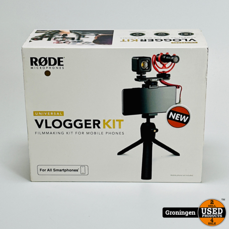 RODE Vlogger Kit Universal met VideoMicro | NIEUW IN DOOS