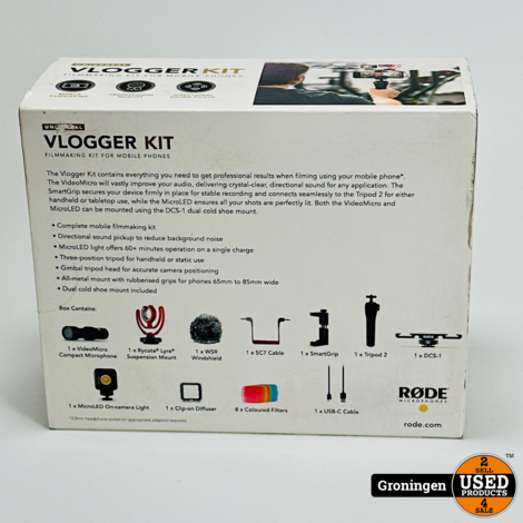 RODE Vlogger Kit Universal met VideoMicro | NIEUW IN DOOS