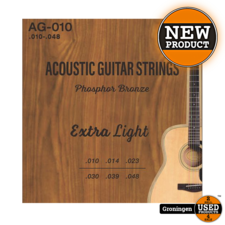 CLXmusic CLXmusic AG-010 Phosphor Bronze gitaarsnaren western/folk gitaar .010-.048 | NIEUW