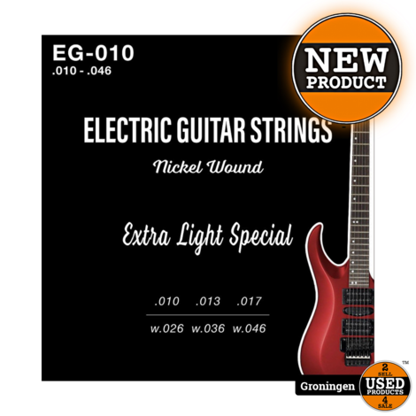 CLXmusic EG-010 Nickel Wound gitaarsnaren elektrische gitaar .010-.046 | NIEUW