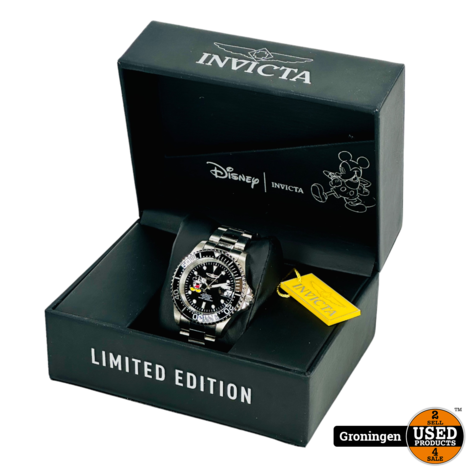 Invicta 22777 Disney Limited Edition Automatic 40mm | No. 2876/3000 | incl. boekjes en doos