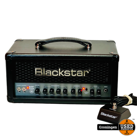 Blackstar HT-Metal 5RH Buisversterker voor gitaar + Blackstar FS-4 Footswitch