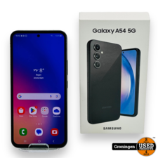 Samsung Samsung Galaxy A54 5G 128GB Awesome Graphite | Android 14 | COMPLEET IN DOOS + nota (20-12-23)