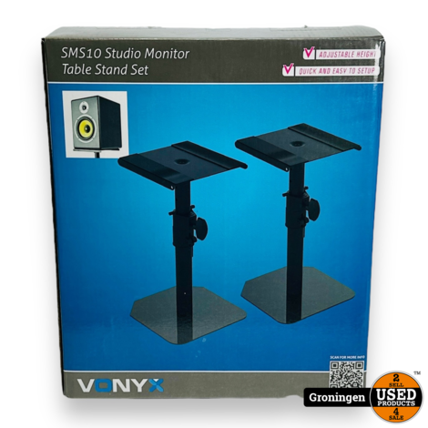 Vonyx SMS10 Studiomonitor tafelstandaard set