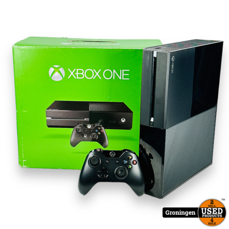 Microsoft Xbox One 500GB Zwart + controller, kabels en doos