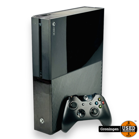 Microsoft Xbox One 500GB Zwart + controller, kabels en doos
