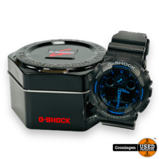 Casio Casio G-Shock Classic Style GA-100-1A2ER Ana-Digi Horloge Ø50mm NIEUWSTAAT! COMPLEET IN DOOS