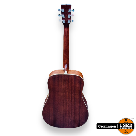 Cort Earth 70 Brown Open Pore Dreadnought Western Gitaar + nota (27-12-23)