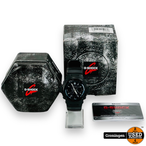 Casio G-Shock Classic Style AWG-M100A-1AER Waveceptor NIEUWSTAAT! COMPLEET IN DOOS