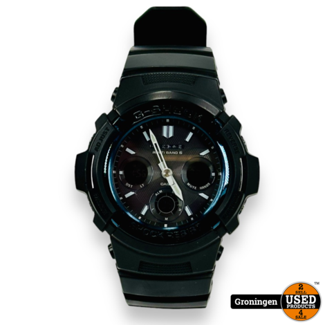 Casio G-Shock Classic Style AWG-M100A-1AER Waveceptor NIEUWSTAAT! COMPLEET IN DOOS