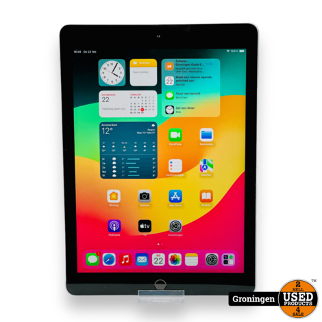 Apple iPad Wi-Fi 128GB (2018) Space Grey (MR7J2NF/A) | Accu 94% | iPadOS 17