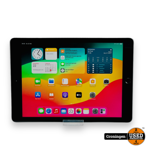 Apple iPad Wi-Fi 128GB (2018) Space Grey (MR7J2NF/A) | Accu 94% | iPadOS 17