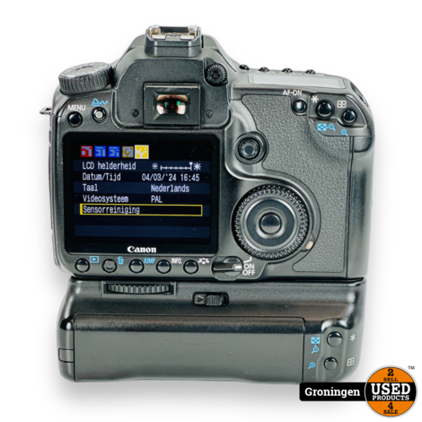 Canon EOS 40D Body [20.271 clicks] + BG-E2N Batterygrip, 2 accu's, 128MB CF-kaart, en lader