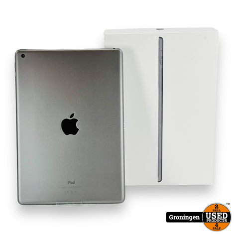 Apple iPad Wi-Fi 32GB (2019) Space Gray (MW742NF/A) NETTE STAAT! | Accu 91% | iPadOS 17 | incl. laadkabel, boekjes en doos