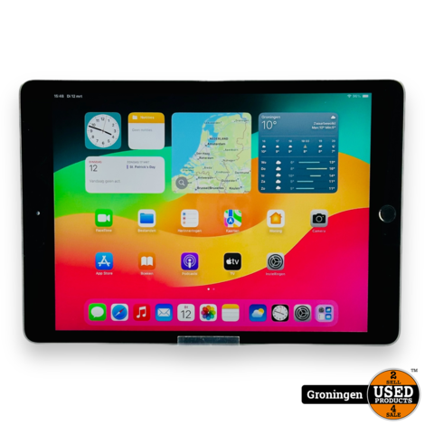 Apple iPad Wi-Fi 32GB (2019) Space Gray (MW742NF/A) NETTE STAAT! | Accu 91% | iPadOS 17 | incl. laadkabel, boekjes en doos