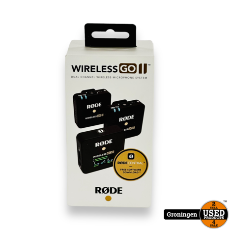 Rode Microphones Wireless GO II microfoon | NIEUW IN DOOS