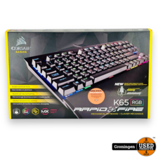 Corsair Gaming K65 RGB Rapidfire (Qwerty US) NETTE STAAT!