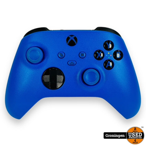 Xbox Wireless Controller - Shock Blue + Accupack | NETTE STAAT! incl. doos