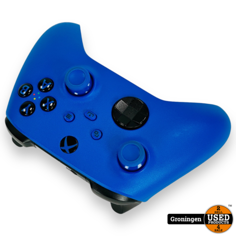 Xbox Wireless Controller - Shock Blue + Accupack | NETTE STAAT! incl. doos