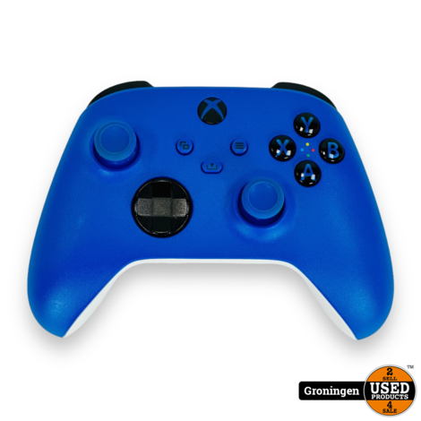 Xbox Wireless Controller - Shock Blue + Accupack | NETTE STAAT! incl. doos