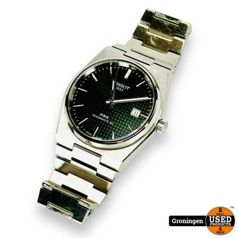 Tissot PRX Powermatic 80 Automatic Dark Green T1374071109100 | NETTE STAAT!