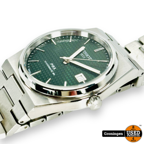 Tissot PRX Powermatic 80 Automatic Dark Green T1374071109100 | NETTE STAAT!