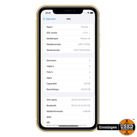Apple iPhone XR 64GB Yellow NETTE STAAT! | Accu 86% | iOS 17.4