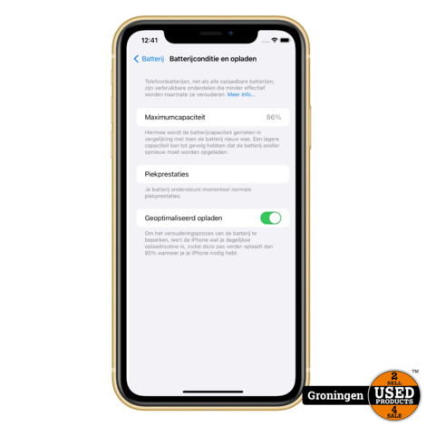 Apple iPhone XR 64GB Yellow NETTE STAAT! | Accu 86% | iOS 17.4