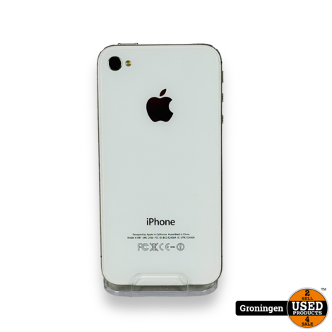 Apple iPhone 4s 8GB white | iOS 9.3.6 | MP3/MP4-speler met telefoonfunctie | incl. laadkabel