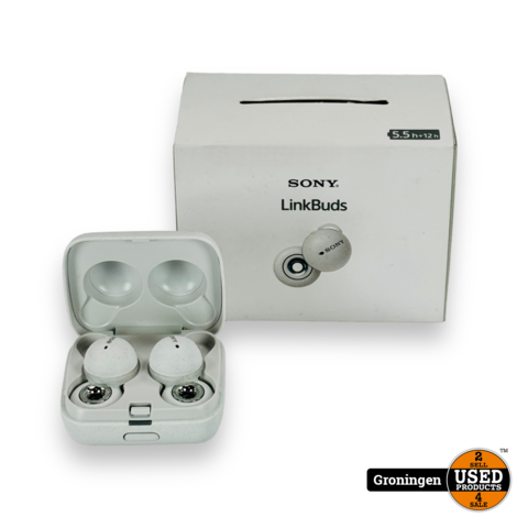 Sony LinkBuds White WFL900W open ring driver-design earbuds | COMPLEET IN DOOS