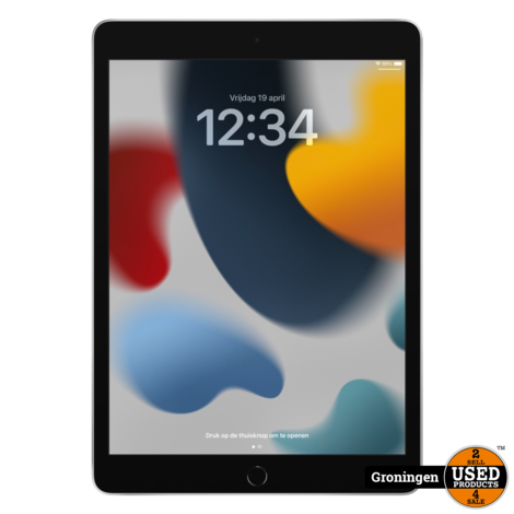 Apple iPad Wi-Fi + Cellular 64GB (2021) Space Grey (MK473NF/A) | NIEUWSTAAT! Slechts 3 Cycli! | incl. nota (02-01-24)