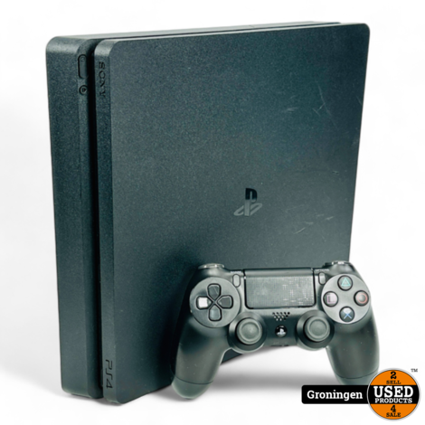 [PS4] Sony PlayStation 4 Slim 500GB Zwart | incl. 1 Controller en kabels