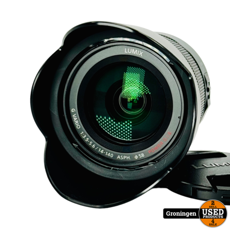 Panasonic Lumix G DMC-G7 + Lumix G Vario 14-140mm F/3.5-5.6 Power OIS | incl. tas, 2x accu en lader