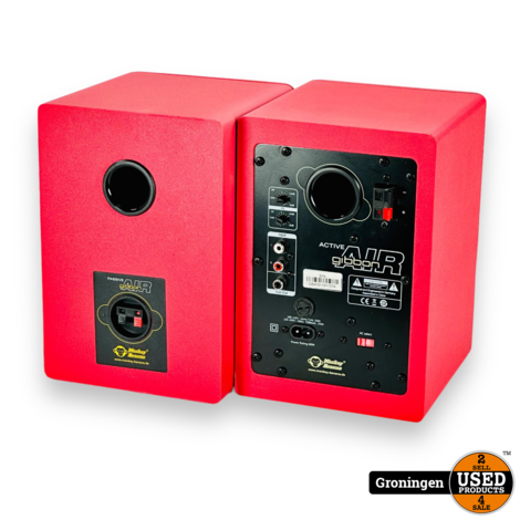 Monkey Banana Gibbon AIR 2.0 (Rood) DJ Monitor speakerset met Bluetooth | incl. kabels en doos