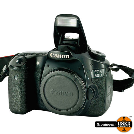 Canon EOS 60D Body [24.488 clicks] | SCHERM BESCHADIGD | incl. schouderriem, accu en lader
