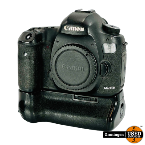 Canon EOS 5D Mark III Body [80.179clicks] | incl. Battery Grip, 2x accu en lader