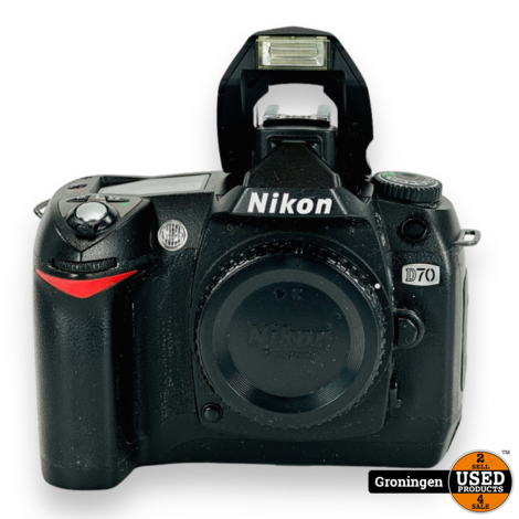 Nikon D70 DSLR Body [20.833 clicks] | excl. lens, incl. accu en lader