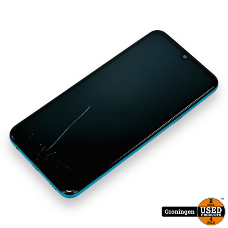 LG Q60 64GB New Moroccan Blue | Android 10 | SCHERMSCHADE | incl. Cover